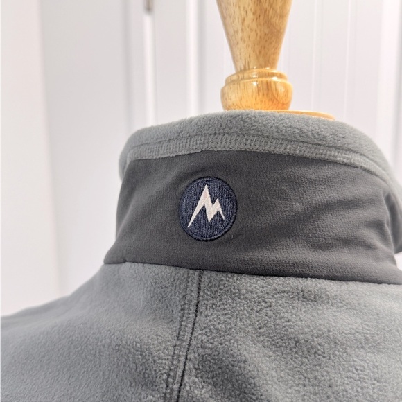 Men's Marmot Reactor Fleece Vest Gray Size Large - Picture 6 of 13